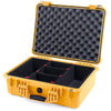 Pelican 1520 Case, Yellow TrekPak Divider System with Convolute Lid Foam ColorCase 015200-0020-240-240