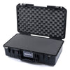 Pelican 1525 Air Case, Black Pick & Pluck Foam with Convolute Lid Foam ColorCase 015250-0001-110-110