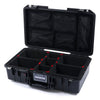 Pelican 1525 Air Case, Black TrekPak Divider System with Mesh Lid Organizer ColorCase 015250-0120-110-110