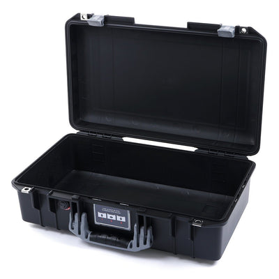 Pelican 1525 Air Case, Black with Silver Handle & Latches None (Case Only) ColorCase 015250-0000-110-180