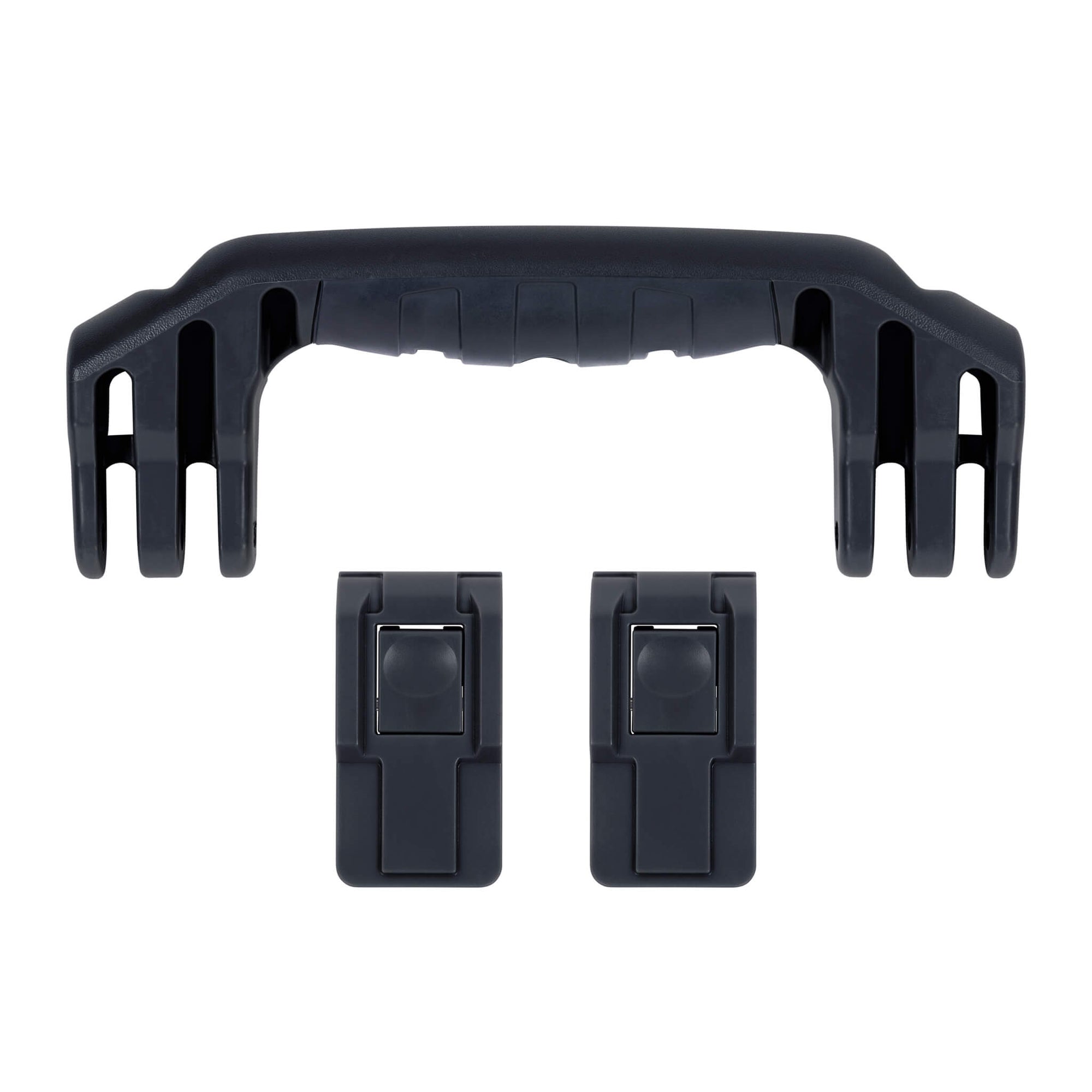 Pelican 1525 Air Replacement Handle & Latches, Black, Push-Button (Set of 1 Handle, 2 Latches) ColorCase 