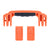 Pelican 1525 Air Replacement Handle & Latches, Orange, Push-Button (Set of 1 Handle, 2 Latches) ColorCase 