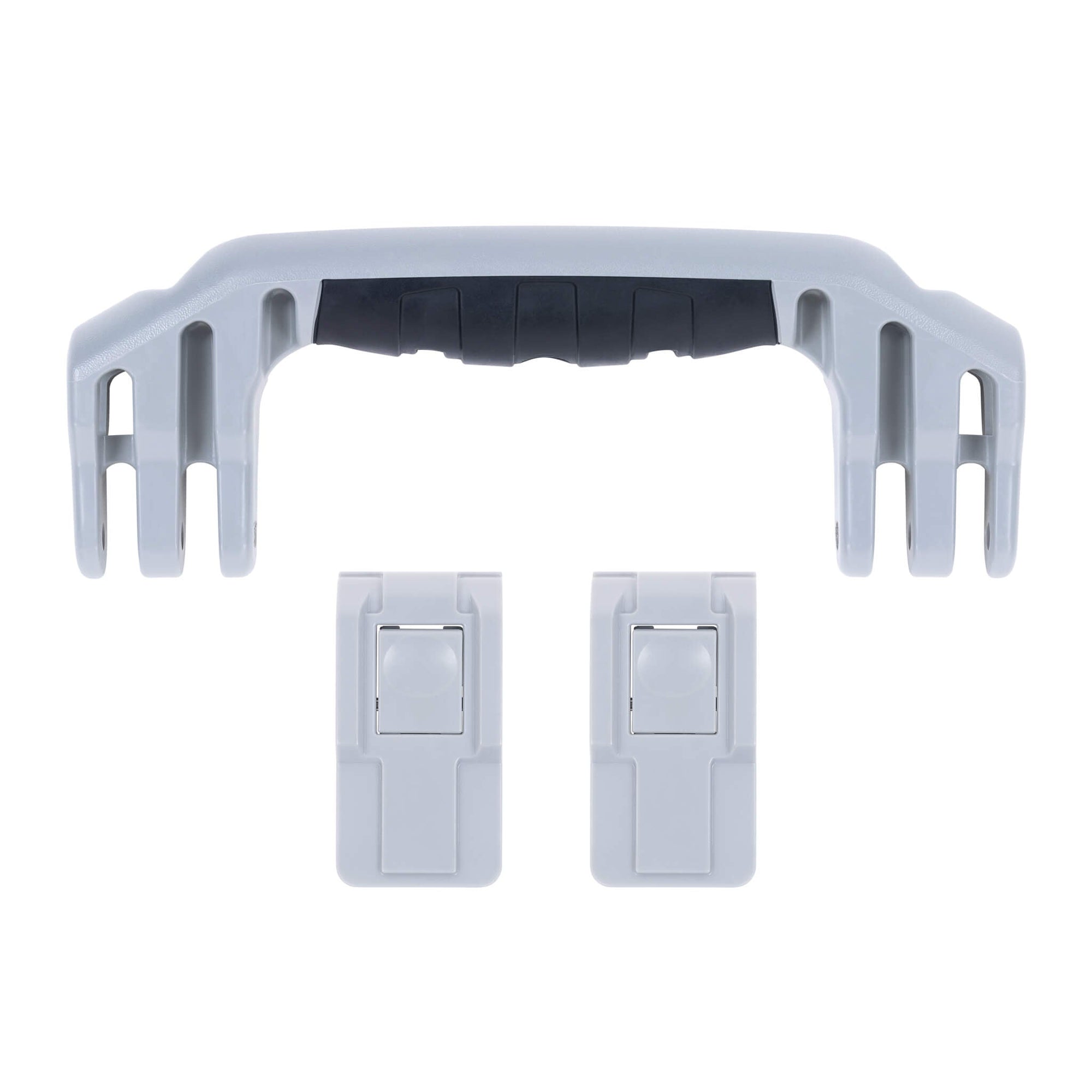 Pelican 1525 Air Replacement Handle & Latches, Silver, Push-Button (Set of 1 Handle, 2 Latches) ColorCase 