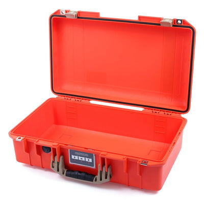 Pelican 1525 Air Case, Orange with Desert Tan Handle & Latches None (Case Only) ColorCase 015250-0000-150-310