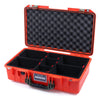Pelican 1525 Air Case, Orange with OD Green Handle & Latches TrekPak Divider System with Convolute Lid Foam ColorCase 015250-0020-150-130