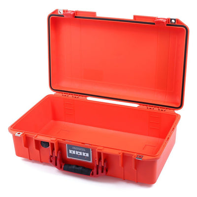 Pelican 1525 Air Case, Orange with Red Handle & Latches None (Case Only) ColorCase 015250-0000-150-320