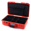 Pelican 1525 Air Case, Orange with Red Handle & Latches TrekPak Divider Sytem with Laptop Computer Pouch ColorCase 015250-0220-150-320