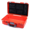 Pelican 1525 Air Case, Orange with Silver Handle & Latches Mesh Lid Organizer Only ColorCase 015250-0100-150-180