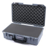 Pelican 1525 Air Case, Silver with Black Handle & Latches Pick & Pluck Foam with Convolute Lid Foam ColorCase 015250-0001-180-110