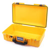 Pelican 1525 Air Case, Yellow with Black Handle & Latches None (Case Only) ColorCase 015250-0000-240-110