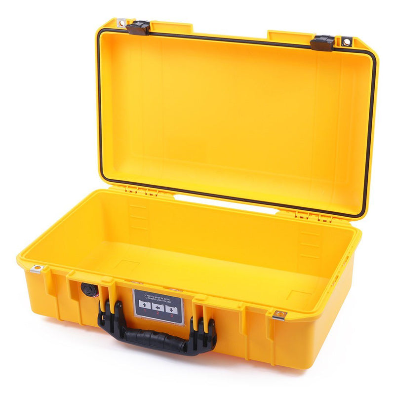 Pelican 1525 Air Case, Yellow with Black Handle & Latches ColorCase 