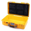 Pelican 1525 Air Case, Yellow with Desert Tan Handle & Latches Mesh Lid Organizer Only ColorCase 015250-0100-240-310