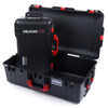 Pelican 1535 & 1615 Air Case Bundle, Black with Red Handles & Latches ColorCase