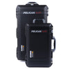 Pelican 1535 & 1615 Air Case Bundle, Black with Silver Handles & Latches ColorCase