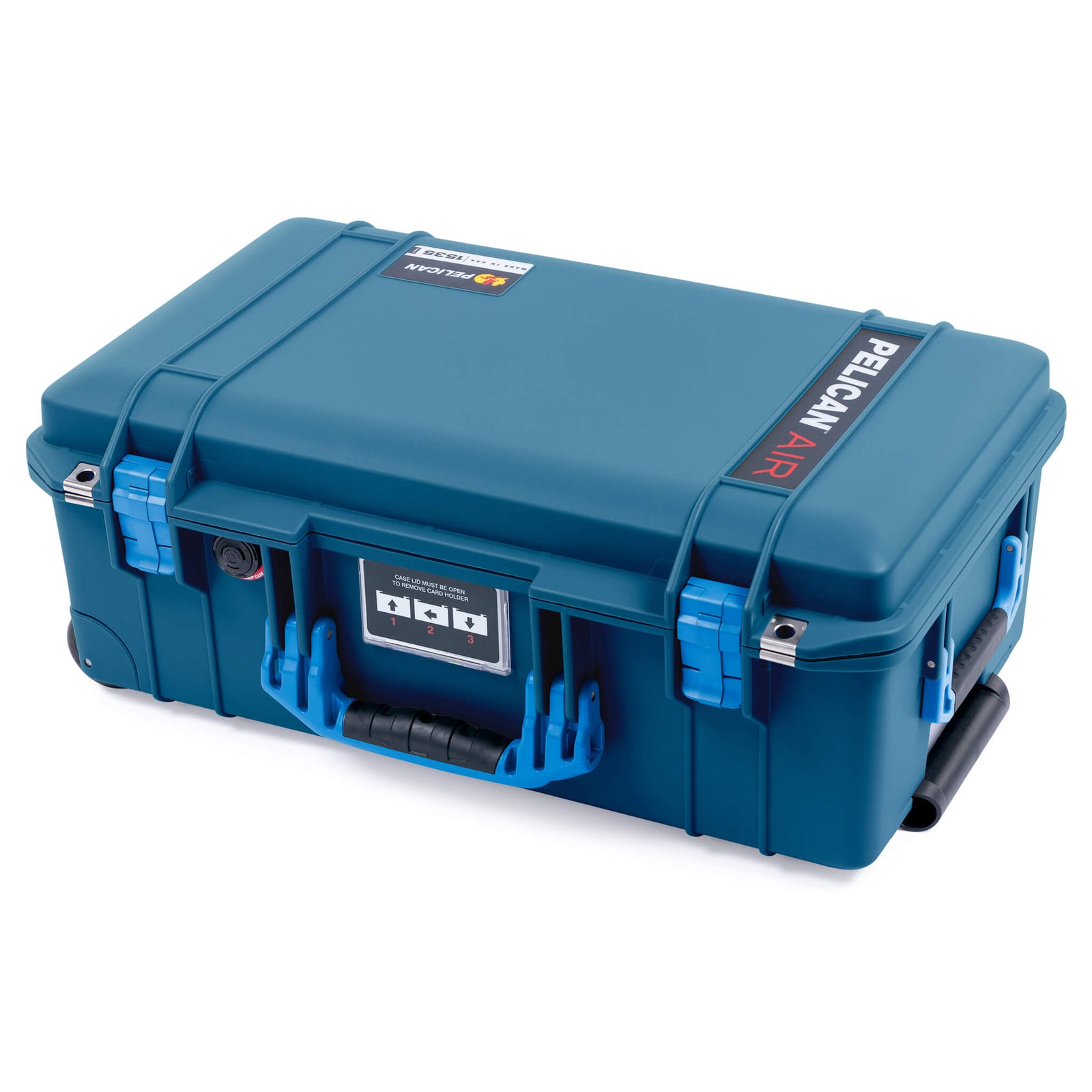 Pelican 1535 Air Case, Indigo with Blue Handles & Latches ColorCase 