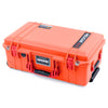 Pelican 1535 Air Case, Orange with Red Handles & Latches ColorCase
