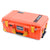 Pelican 1535 Air Case, Orange with Yellow Handles, Push-Button Latches & Trolley ColorCase 