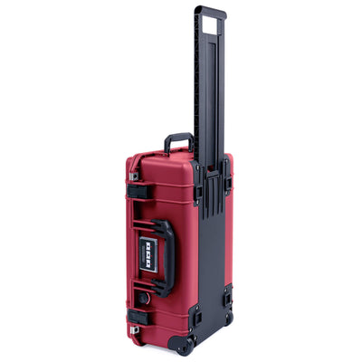 Pelican 1535 Air Case, Oxblood with Black Handles, Push-Button Latches & Trolley ColorCase