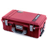 Pelican 1535 Air Case, Oxblood with Silver Handles & Push-Button Latches ColorCase