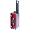Pelican 1535 Air Case, Oxblood with Silver Handles, Push-Button Latches & Trolley ColorCase