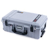 Pelican 1535 Air Case, Silver with Black Handles & Push-Button Latches ColorCase