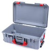 Pelican 1535 Air Case, Silver with Red Handles & Latches None (Case Only) ColorCase 015350-0000-180-320