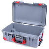 Pelican 1535 Air Case, Silver with Red Handles, Latches & Trolley None (Case Only) ColorCase 015350-0000-180-320-320