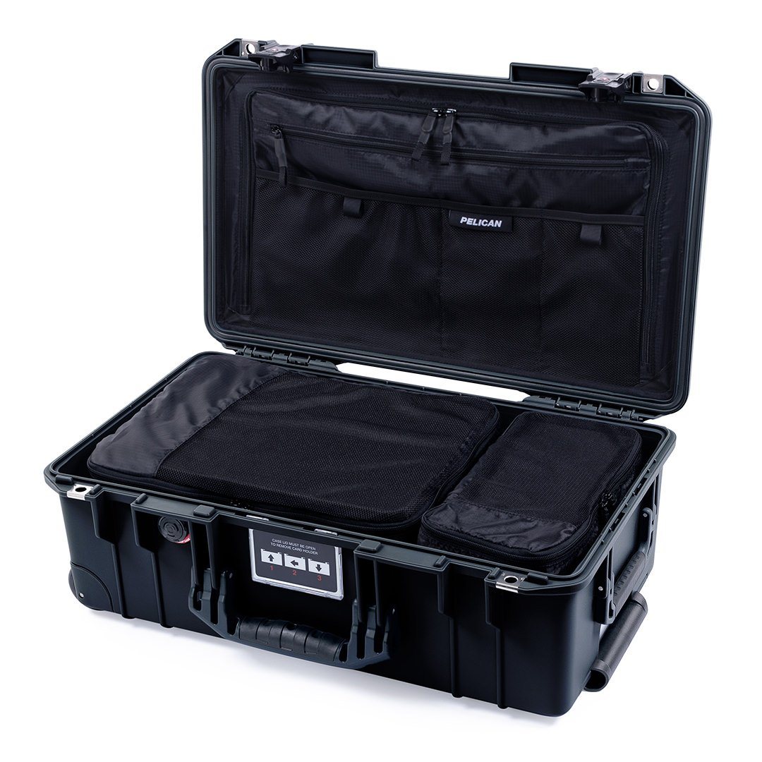 Pelican 1535TRVL Air Travel Case with Locking TSA Latches, Black ColorCase 