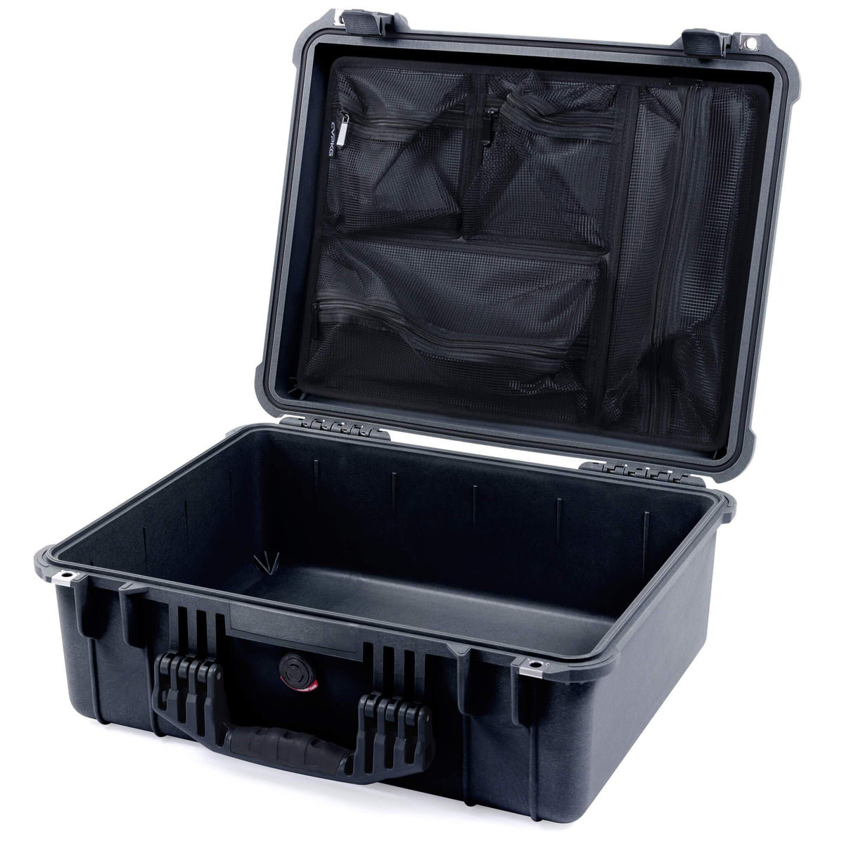 Pelican 1550 Case, Black Mesh Lid Organizer Only ColorCase 015500-0100-110-110