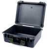 Pelican 1550 Case, Black with OD Green Handle & Latches None (Case Only) ColorCase 015500-0000-110-130