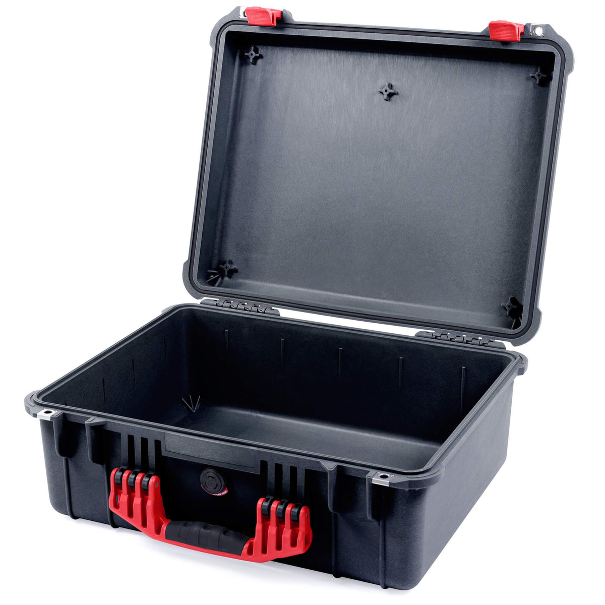 Pelican 1550 Case, Black with Red Handle &amp; Latches None (Case Only) ColorCase 015500-0000-110-320