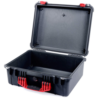 Pelican 1550 Case, Black with Red Handle & Latches None (Case Only) ColorCase 015500-0000-110-320