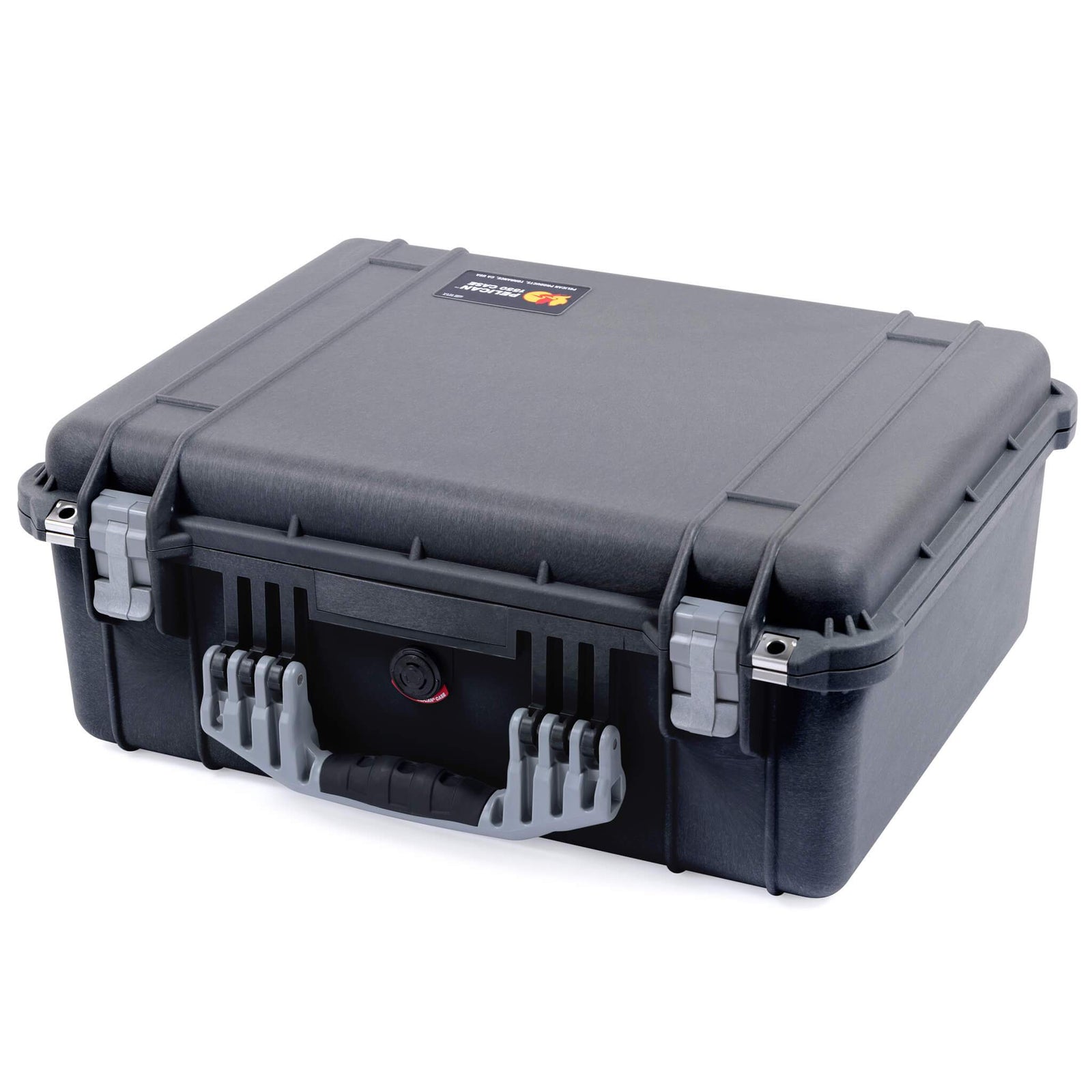 Pelican 1550 Case, Black with Silver Handle & Latches ColorCase 