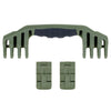 Pelican 1550 Replacement Handle & Latches, OD Green (Set of 1 Handle, 2 Latches) ColorCase