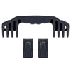 Pelican 1550 Replacement Handle & Latches, Black, Push-Button (Set of 1 Handle, 2 Latches) ColorCase
