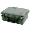 Pelican 1550 Case, OD Green with Black Handle & Latches ColorCase