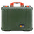 Pelican 1550 Case, OD Green with Orange Handle & Latches ColorCase 