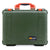 Pelican 1550 Case, OD Green with Orange Handle & Latches ColorCase 