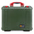 Pelican 1550 Case, OD Green with Red Handle & Latches ColorCase 