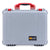 Pelican 1550 Case, Silver with Red Handle & Latches ColorCase 