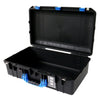 Pelican 1555 Air Case, Black with Blue Handle & Latches None (Case Only) ColorCase 015550-0000-110-120