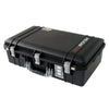 Pelican 1555 Air Case, Black with Silver Handle & Latches ColorCase