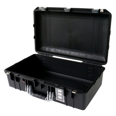 Pelican 1555 Air Case, Black with Silver Handle & Latches None (Case Only) ColorCase 015550-0000-110-180