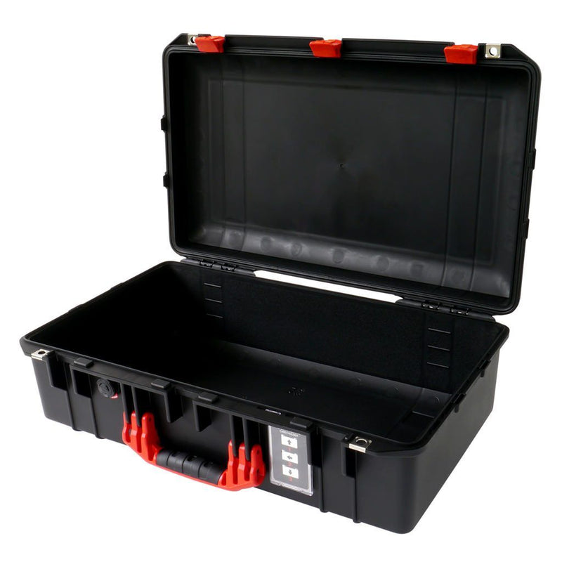 Pelican 1555 Air Case, Black with Red Handle & Latches ColorCase 