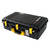 Pelican 1555 Air Case, Black with Yellow Handle & Latches ColorCase 