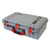 Pelican 1555 Air Case, Silver with Red Handle & Latches ColorCase 