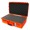 Pelican 1555 Air Case, Orange Pick & Pluck Foam with Convolute Lid Foam ColorCase 015550-0001-150-150
