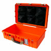 Pelican 1555 Air Case, Orange with Desert Tan Handle & Latches Mesh Lid Organizer Only ColorCase 015550-0100-150-310