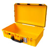 Pelican 1555 Air Case, Yellow with Black Handle & Latches None (Case Only) ColorCase 015550-0000-240-110