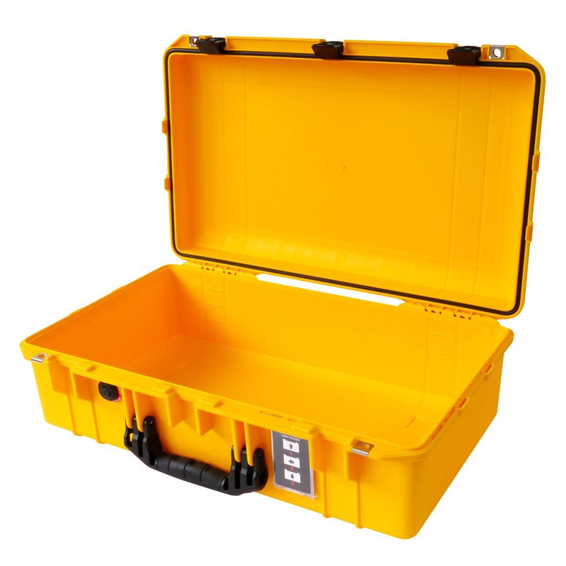 Pelican 1555 Air Case, Yellow with Black Handle & Latches ColorCase 
